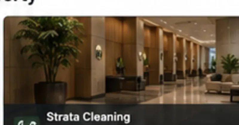 Strata & Common Area Cleaning